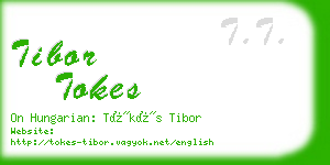 tibor tokes business card
